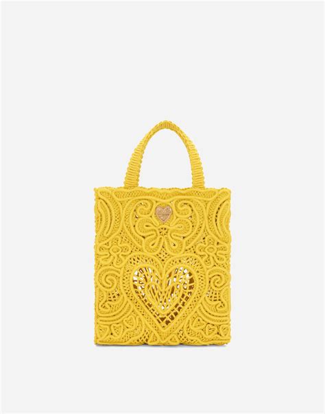 beatrice acqisti dolce gabbana|Small Beatrice shopper in Yellow for Women .